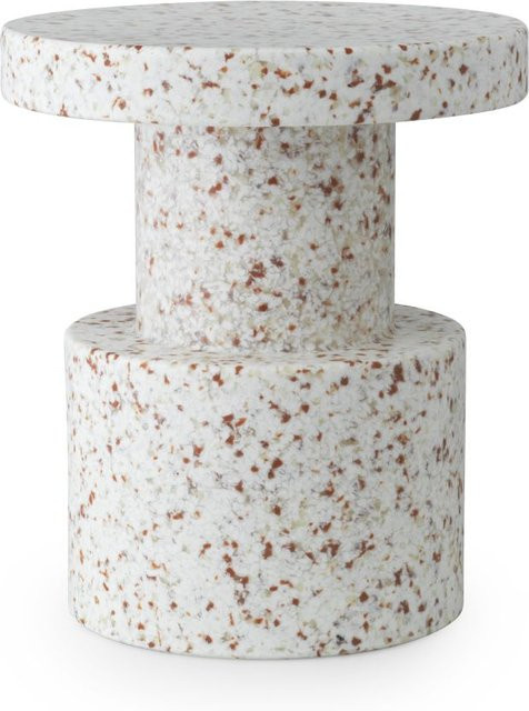 Normann Copenhagen Bit Stool Hocker in Weiß aus recyceltem Kunststoff mit skandinavischem Design - Bild 1