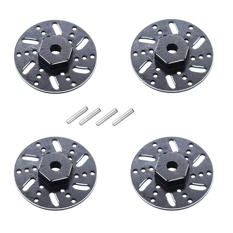 WWXRC Metall Bremsscheibe Sattel Reifen Modifikation 4-teiliges Set 1/16 RC Auto Ersatzteile Zubehör - Bild 3