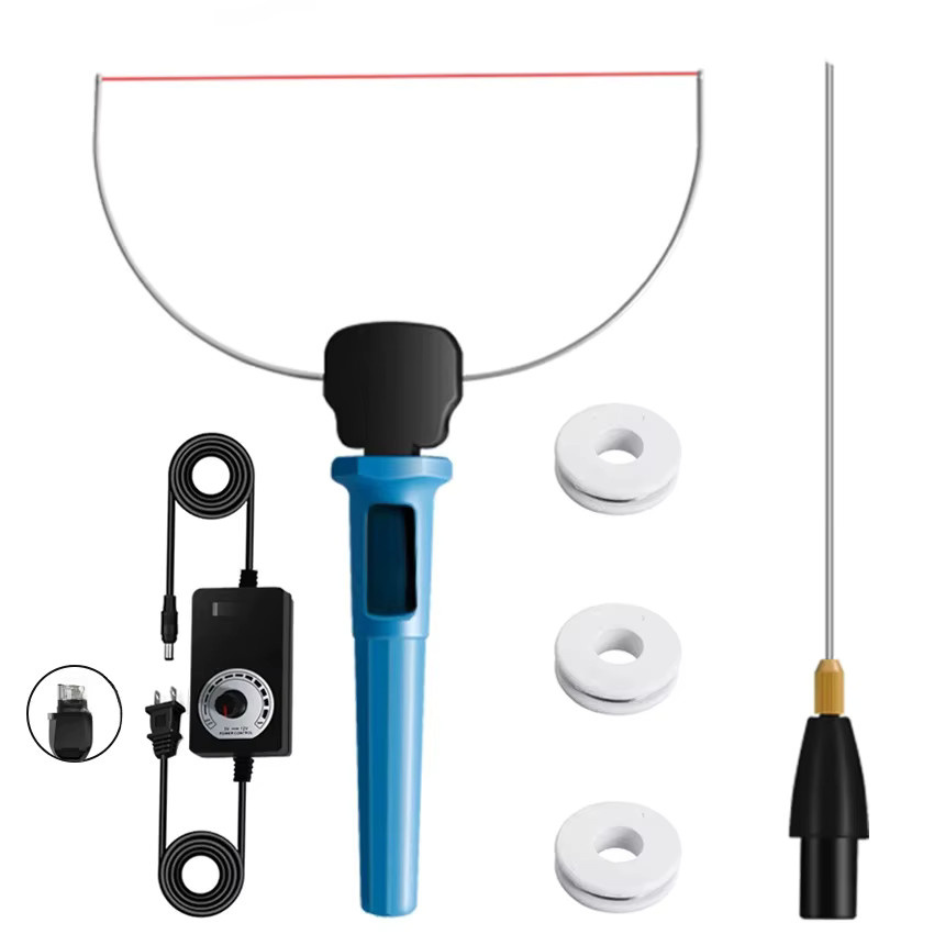 Elektrisches Schaum Cutter Kit zum Schneiden und Schnitzen von Styropor und Skulpturen in Blau - Bild 1