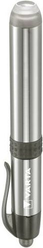 Varta LED Pen Light Taschenlampe in Silber aus Aluminium mit Clip und Batteriebetrieb, Höhe: 11,7 cm - Bild 1