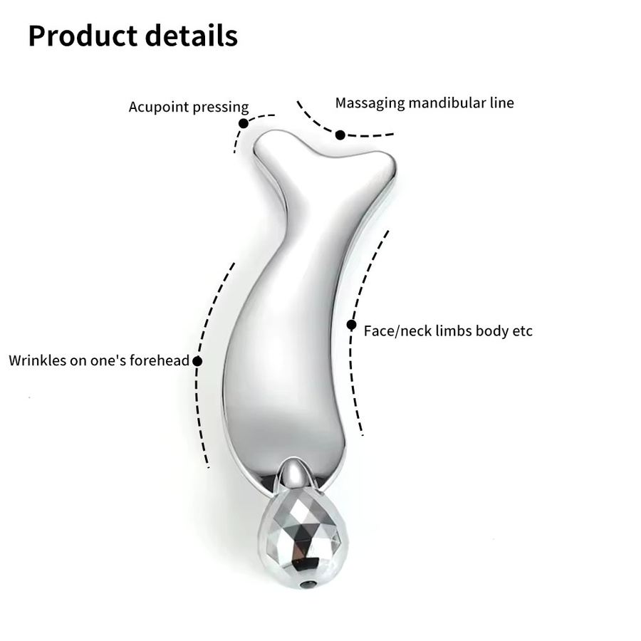 INYUSUN Gua Sha Roller Massagegerät für Gesicht und Augen, Unisex - Bild 2