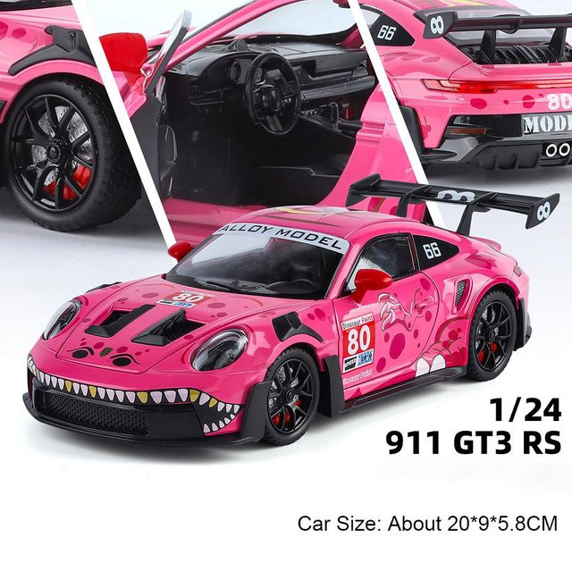 Linyi toy car Gt3 Rs F1-Lm Sportwagen, Miniaturmodell, 1:24, ab 14 Jahre - Bild 1