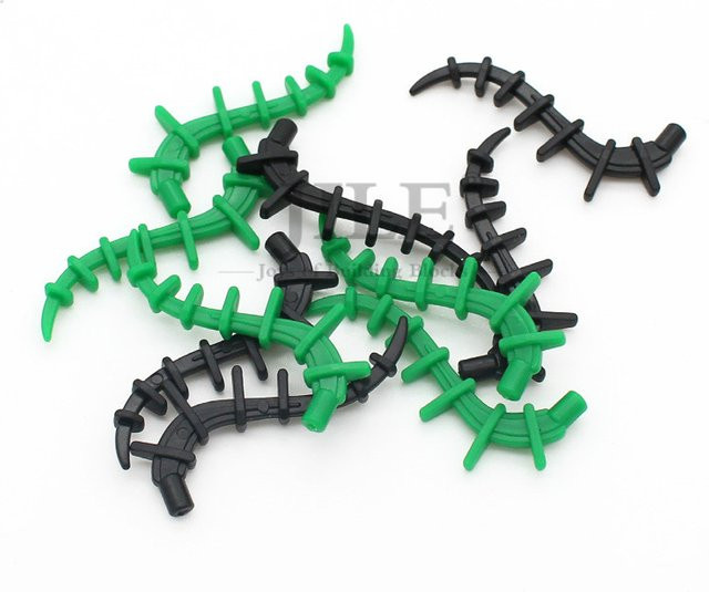 jile Bionicle Moc Anlage Reben Algen Anhang Spikes, 20-teiliges Set, Natur - Bild 1