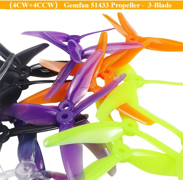 Gemfan 51433 Propeller, Zubehör, Gelb, Kunststoff - Bild 1