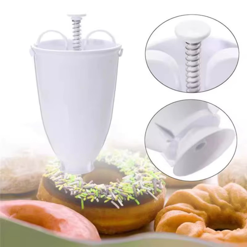 PDQ Donut-Maker in Weiß aus Kunststoff für schnelle und einfache Donut-Formen - Bild 4