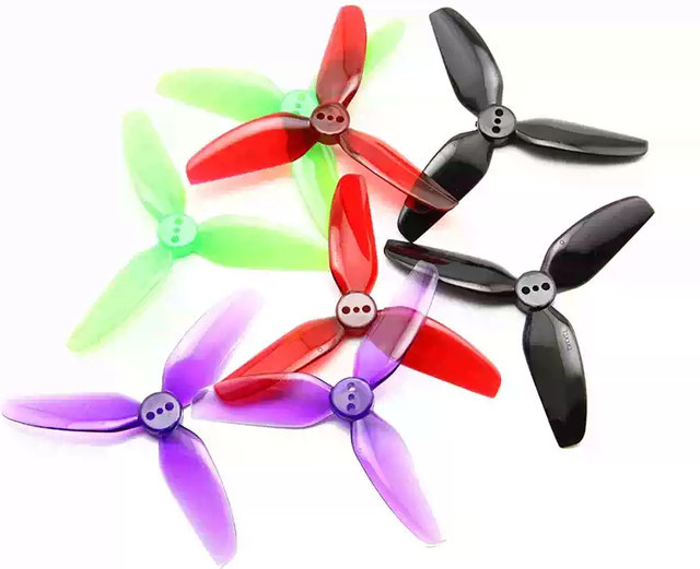 HQProp 3030 T3X3X3 Propeller 3-Blatt in Grau für RC FPV Freestyle 3 Zoll Cinewhoop und Kanaldrohnen, 6 Paar - Bild 1