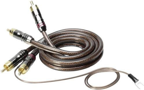 Sinuslive CX-08 Cinchkabel Braun, Länge: 0,80 m, 2x Cinch-Stecker auf 2x Cinch-Stecker - Bild 1