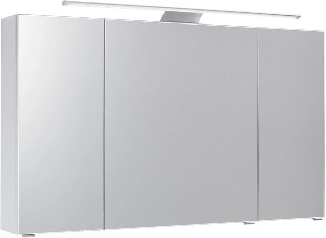 Pelipal Spiegelschrank Quantum 03 in Weiß Hochglanz mit Soft-Close-Türen und Wandmontage, Breite: 120 cm - Bild 1