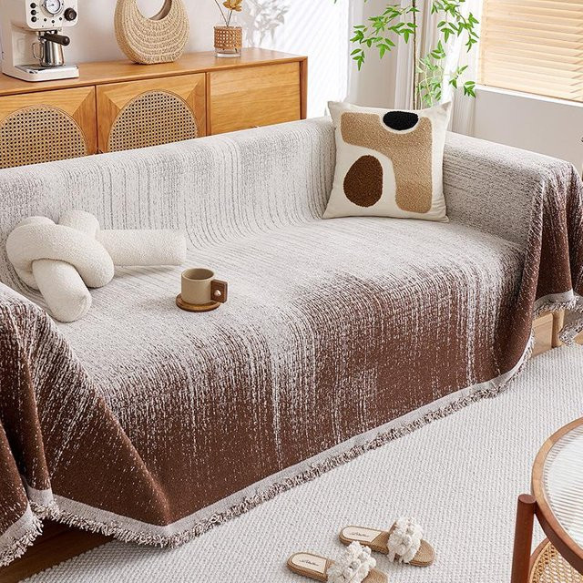 Super Six Chenille Sofabezug, rutschfester und fleckenabweisender Sofadecke aus Polyester, B/H: 180 x 130 cm - Bild 1