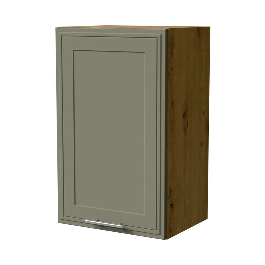 Feldmann-Wohnen Hängeschrank Salo W2 Eiche Artisan und Reed Green Matt mit Kassettenoptik, B/T/H: 45 x 32,5 x 72 cm - Bild 2