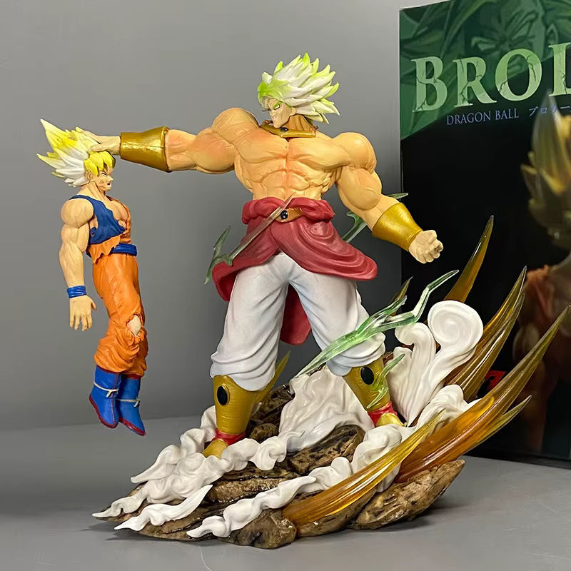 Bandai Dragon Ball Anime Actionfigur Broly vs. Son Goku aus PVC, mehrfarbig, Höhe: 20 cm - Bild 2