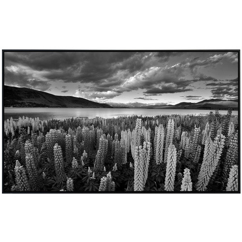 papermoon Infrarotheizung EcoHeat Landschaft Schwarz Weiss mit Matt-Effekt und App-Steuerung - Bild 2
