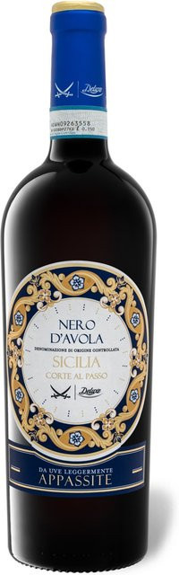 Sansibar Deluxe Corte al Passo Nero d'Avola DOC lieblich Rotwein 2022 0,75 l - Bild 1