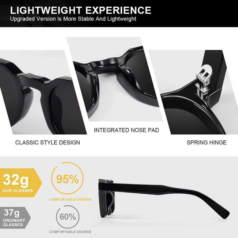 CRIXALIS Sonnenbrille, quadratisch, Vollrand, Unisex, Kunststoff - Bild 4
