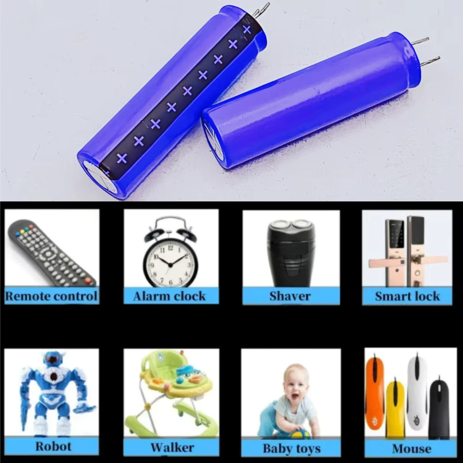 Aimjin LTO 18650 Lithium-Titanat-Batteriezelle 2,4V 2000mAh in Lila für DIY-Akku-Packs und Elektrowerkzeuge - Bild 3