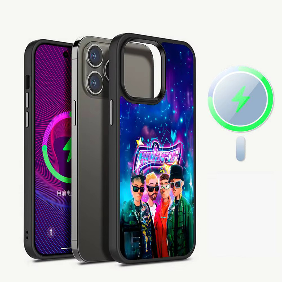 Saiko Singer Sakura Magnetische MagSafe Handyhülle aus PC und TPU für iPhone 11 12 13 14 15 16 17 Pro Max Plus in Multicolour - Bild 6