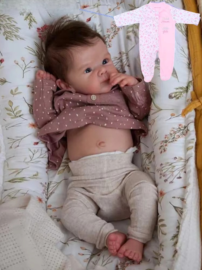 OtardDolls Neugeborenes Baby, Silikon, 18-Zoll, Bunt / Mehrfarbig - Bild 2