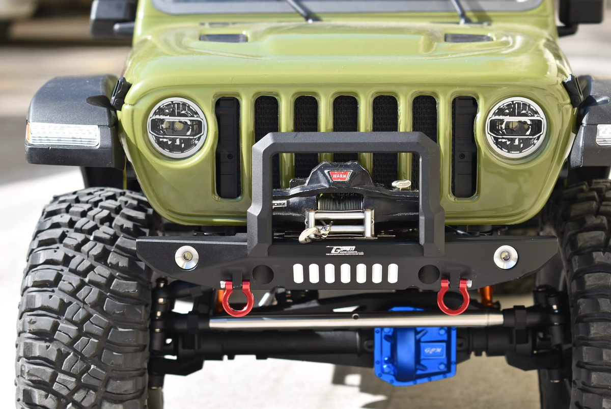 GPM AXIAL 1/6 SCX6 Jeep Trial Honcho, Zubehör, Metall, Schwarz - Bild 2