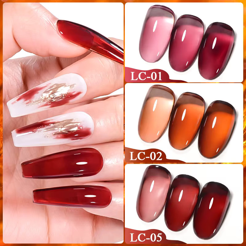 LILYCUTE Nagellack, Braun, Glänzend, 7 ml - Bild 2