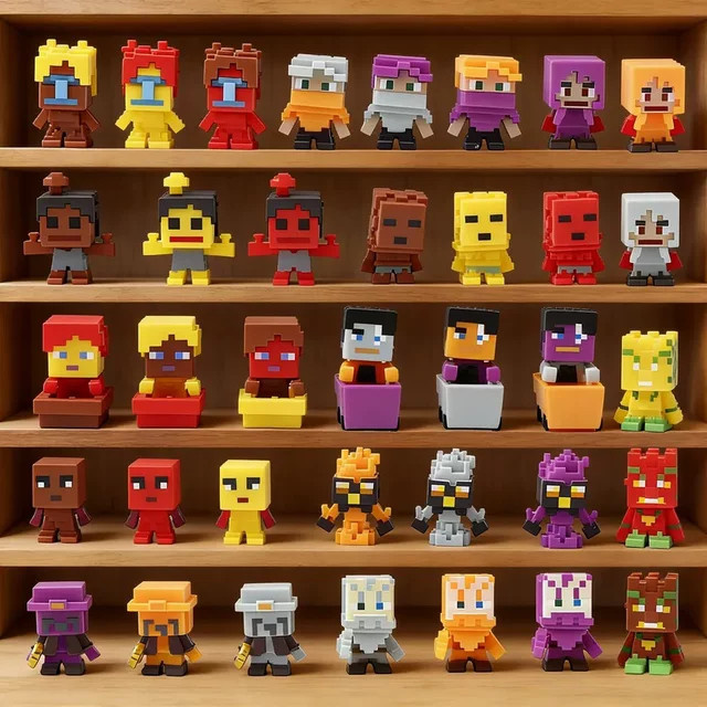 Hot Toys Mineworld Mini-Figuren, Actionfiguren, 36-teiliges Set, multicolour - Bild 1