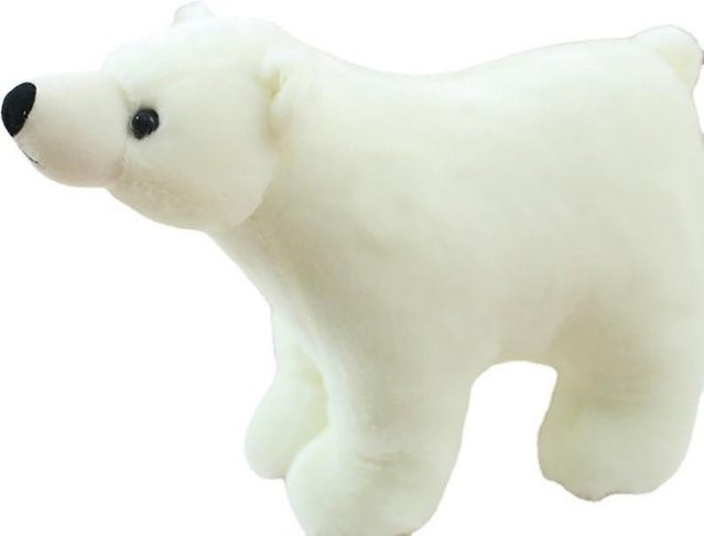 Wucifang Bags Eisbären Plüschtier Familie, weiß, 35cm - Bild 1