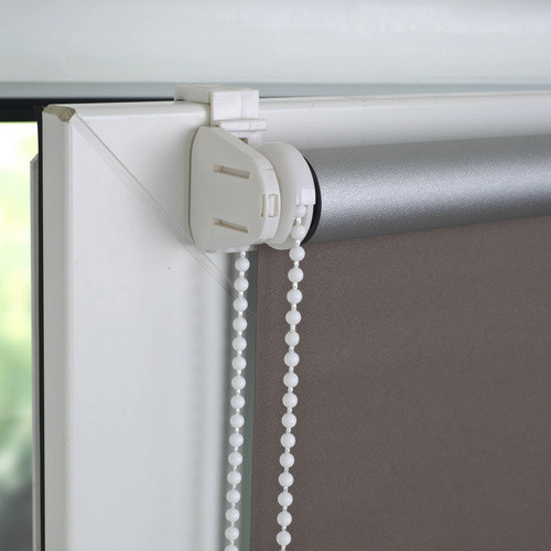 LIEDECO Klemmfix-Rollo verdunkelnd aus Stoff in Braun, B: 90 cm x H: 150 cm - Bild 2