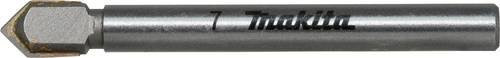 Makita Glasbohrer Twist Drill mit Carbide Tip in Silber, Durchmesser: 7 mm, Gesamtlänge: 5,8 cm - Bild 1