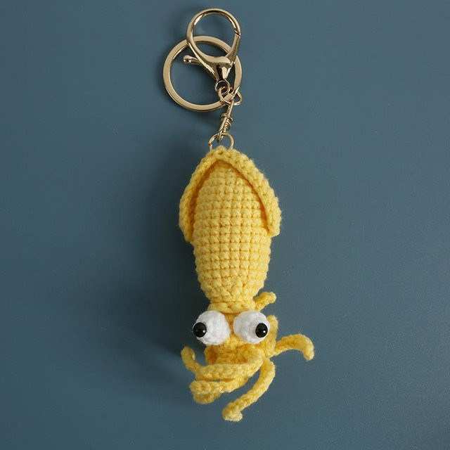 Linyi toy Schlüsselanhänger, Krokodilpuppe, Häkel-Schlüsselanhänger, Unisex - Bild 1