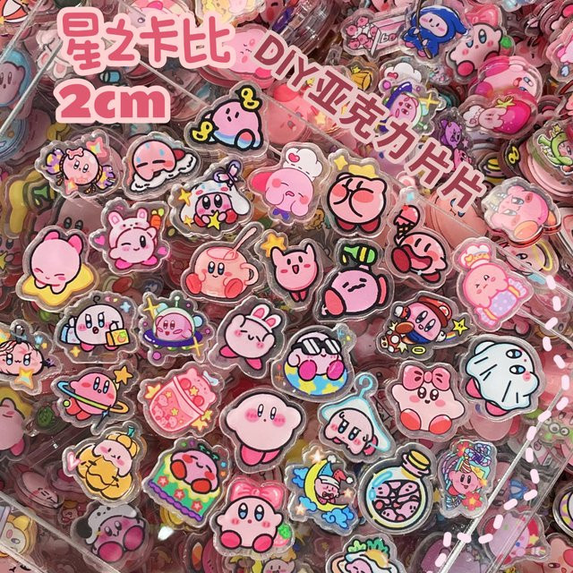 Bandai Kirby Acrylplatten, 100 Stück, transparente Folie - Bild 1