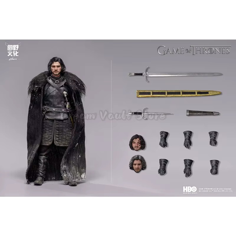 Fondjoy Game of Thrones Jon Snow Sammlerfigur, Stoffmodell, 1/12 - Bild 4