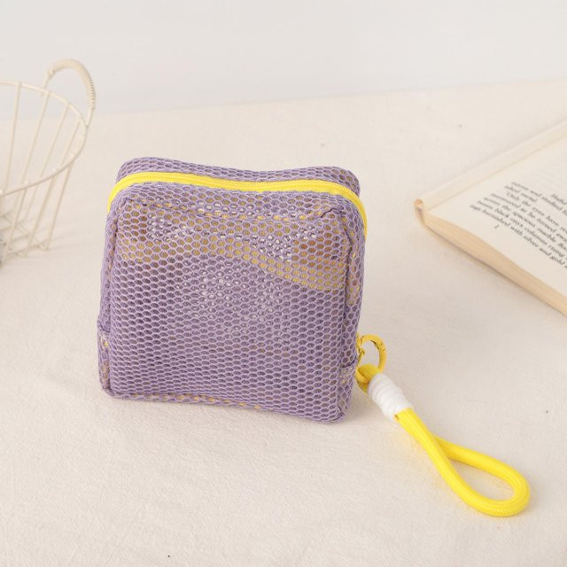 XYNN Kosmetiktasche aus Netzstoff, violett, Unisex - Bild 1