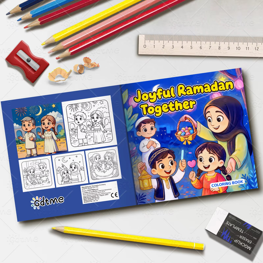 Ramadan Malbuch für Achtsamkeit und Stressabbau in Multicolor - Bild 3