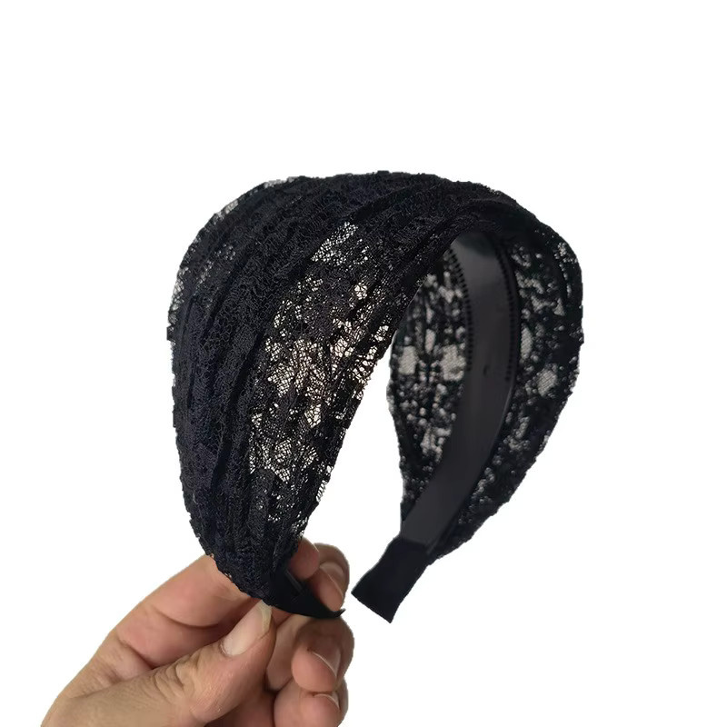 Spitzen-Stirnband, elastisch, Damen - Bild 3