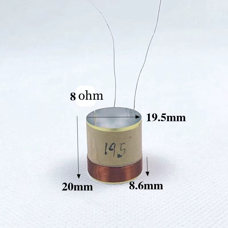 Cbirds Aluminium Schwingspule in Weiß für Bass-Lautsprecher Reparatur-Zubehör, 19,5 mm bis 100 mm (3 bis 40 Zoll) - Bild 2