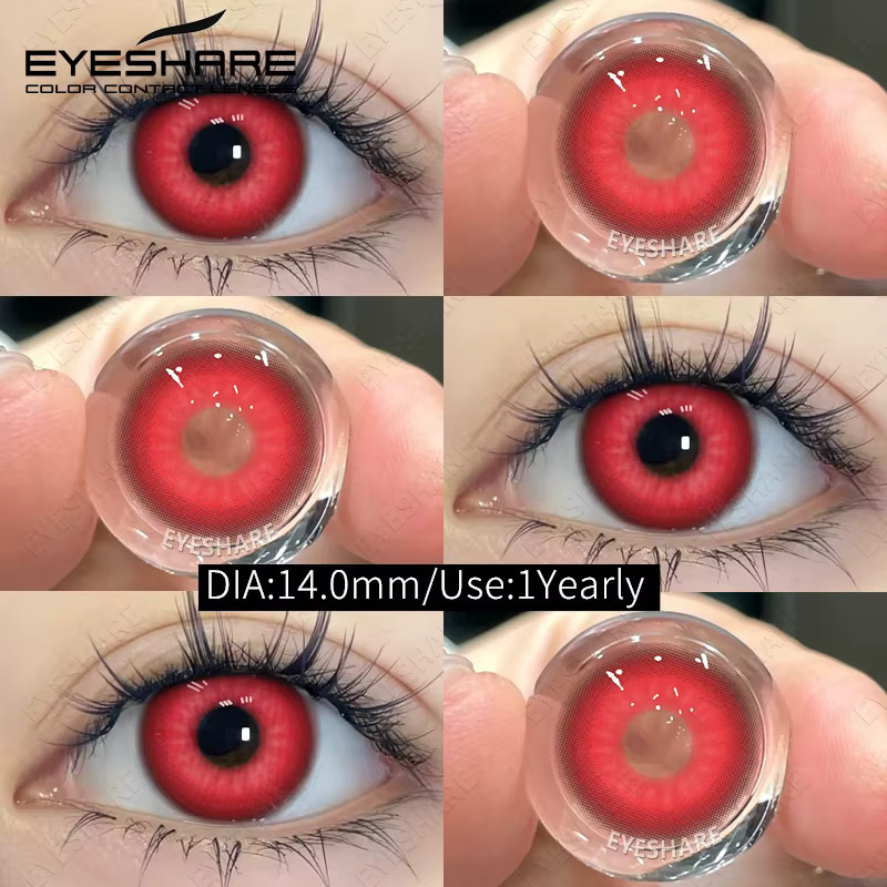 EYESHARE Kontaktlinsen, Rot, 2 Stück - Bild 2