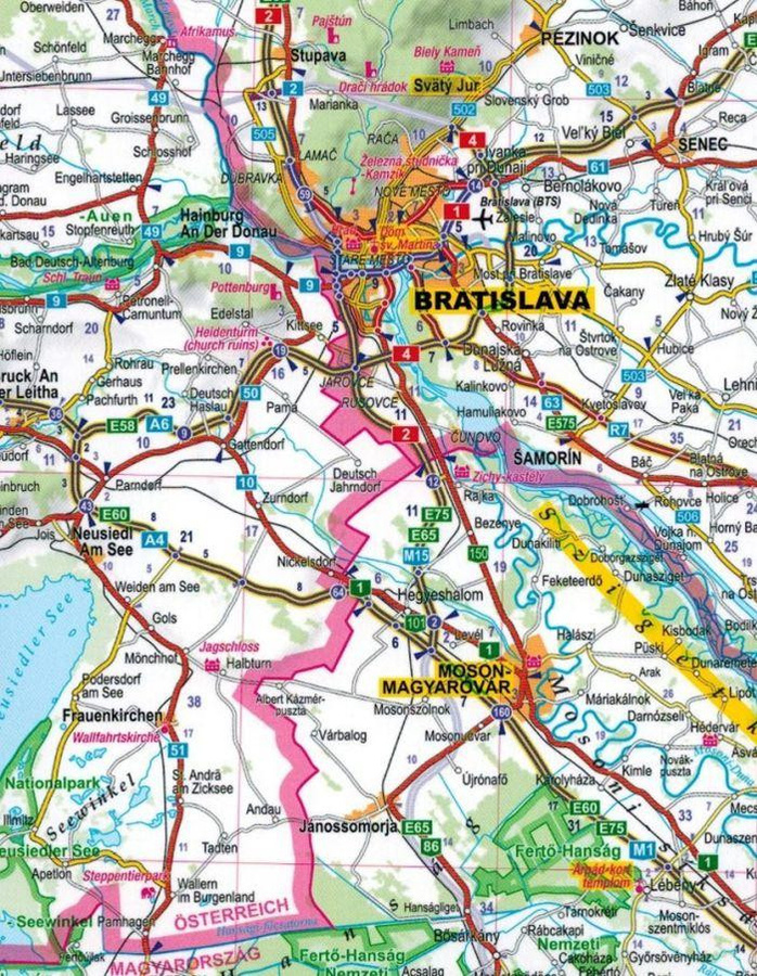 Ungarn 1:520 000, Expresskarte, 2024 - Bild 2