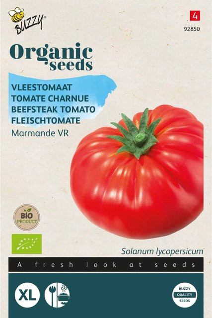 Buzzy Organic Fleischtomate Marmande Bio Gemüsesamen 0,10 g - Bild 1