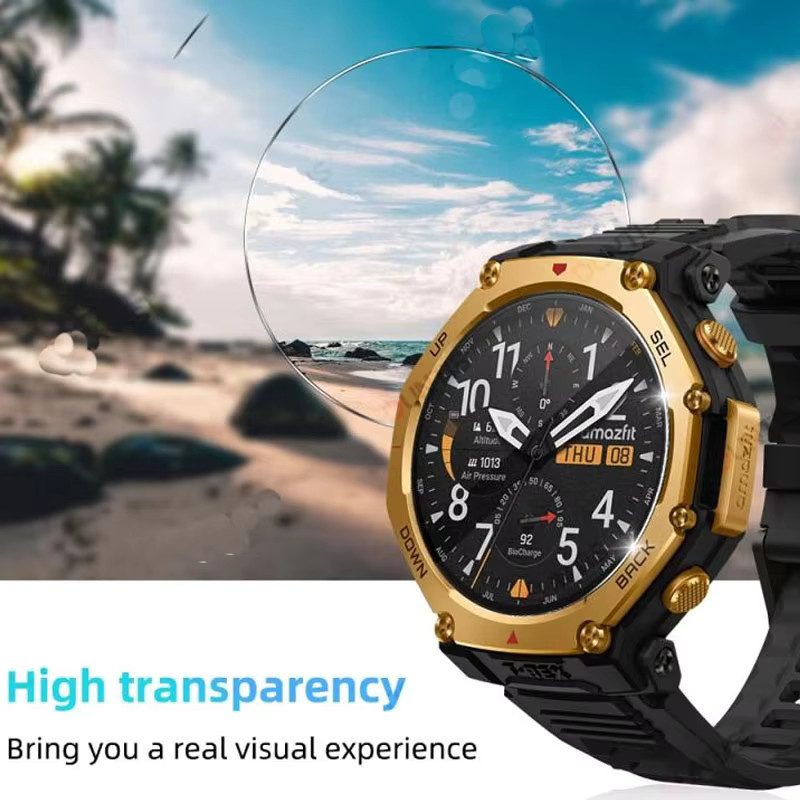 Displayschutzfolie Amazfit T-Rex 3/3 Pro 48 mm, transparent, Silikon - Bild 2