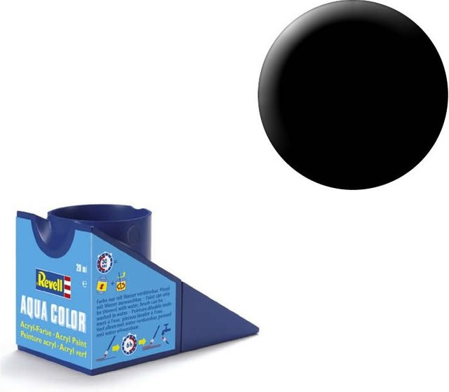 Revell Aqua-Farbe Schwarz, matt, 18ml - Bild 2