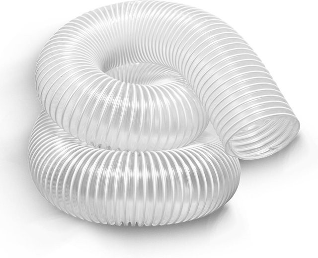 BAMATO Absaugschlauch transparent, Durchmesser: 8 cm, Länge: 2,5 m - Bild 1