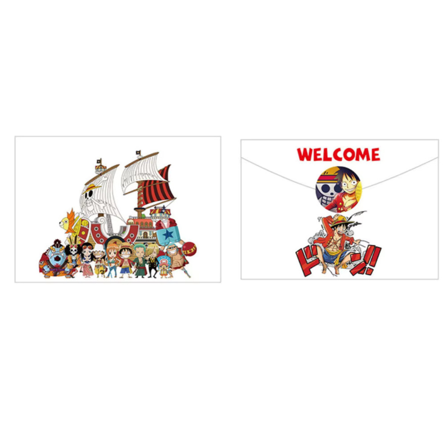 One Piece Themen-Party Einladungskarten mit Umschlag von Bandai in Multicolour - Bild 3