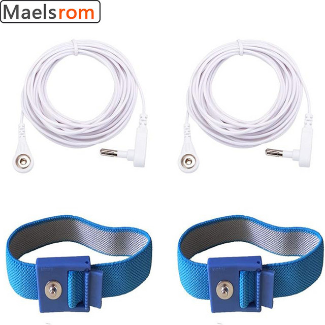 Blaues Erdungsarmband, Unisex, 16 Zoll - Bild 1