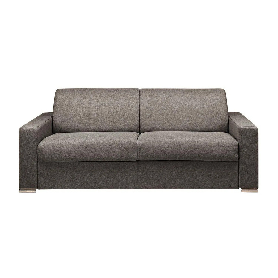 Vente-unique Schlafsofa Calito in Anthrazitgrau mit einer Breite von 216 cm - Bild 2