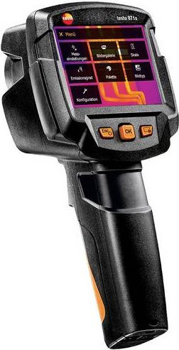 Testo 871s Wärmebildkamera in Schwarz mit 240 x 180 Pixeln und Messbereich von -30 bis +650°C - Bild 1