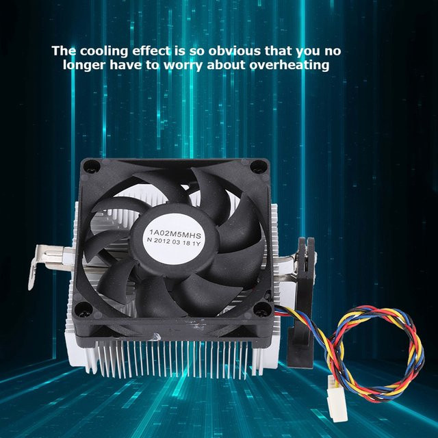 Qiilu CPU-Kühler mit hydraulischem Lager und 2200 U/min für AMD CPUs, leiser CPU-Lüfter 7015 - Bild 1