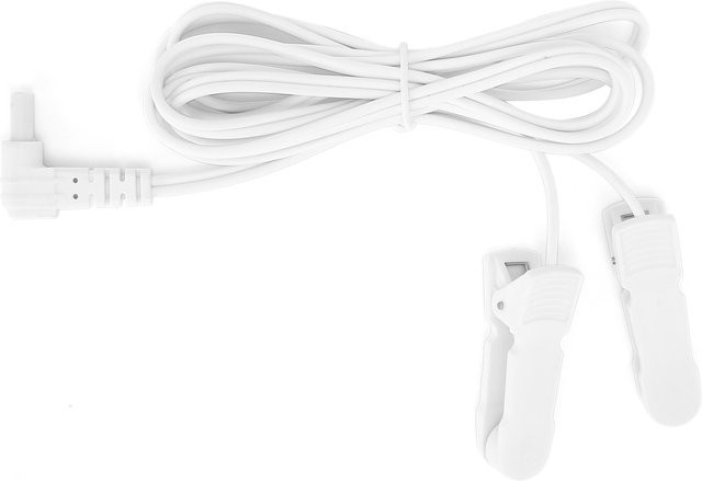 TMISHION TENS Ohrclip Elektrode mit 2,35 mm Draht für digitale Massagemaschinen in Beige oder Weiß - Bild 1