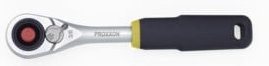 Proxxon MICRO-Kompaktratsche aus Chrom-Vanadium in Silber, 3/8 Zoll - Bild 1