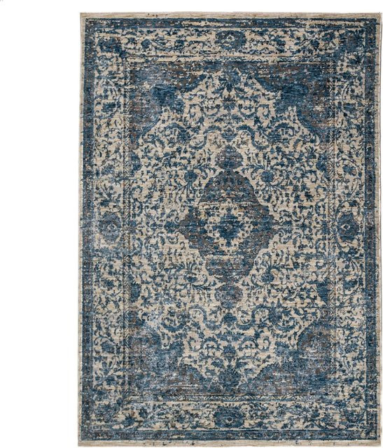 Flair Rugs Vintageteppich Cordelia Blau B: 120 cm, T: 160 cm - Bild 1