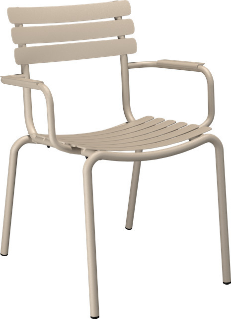 HOUE Alua Armlehnenstuhl in Beige matt und stapelbar - Bild 1