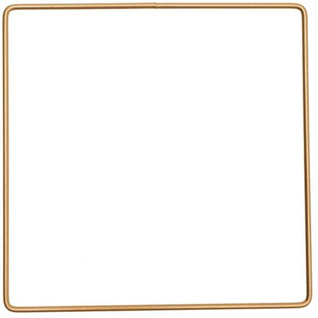 Rico Design Metallring Quadrat in Gold, Durchmesser: 15 cm - Bild 1